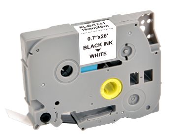 G&G 5T241-Td, Hvid, Brother, Brother Ptouch 1010 Brother Ptouch 1750 Brother Ptouch 18R Brother Ptouch 2100Vp Brother Ptouch..., 1,8 Cm, 8 M