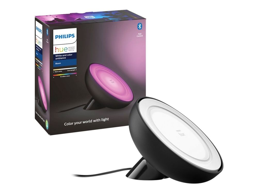 Philips Hue White Color Ambience Bloom Bordlampe - Sort Bt