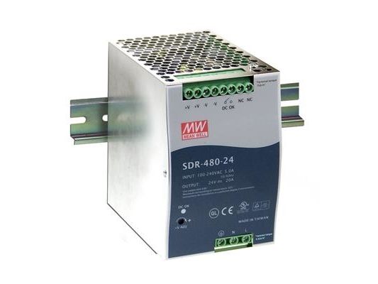 Mean Well Sdr-480 Series Sdr-480-48 - Netzteil (Din-Schienenmontage Möglich) - Wechselstrom 115/230 V - 480 Watt - Aktive Pfc