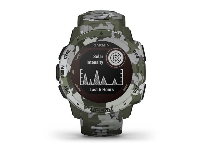 Garmin Instinct Solar Smartwatch, Camo Edition, Gps-Uhr, Fleckentarn, Ww