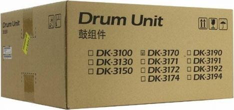 Kyocera DK 3170 E - Original - tromlekit - for ECOSYS M3145DN, M3645dn, P3045dn, P3145dn