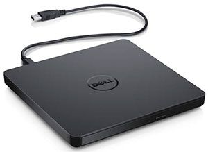 Dell - Platestasjon - DVD±RW - USB 2.0 - ekstern - svart - for Chromebook 3110, 3110 2-in-1 OptiPlex 30XX, 7080 Precision 3260, 7670 Vostro 15 3510