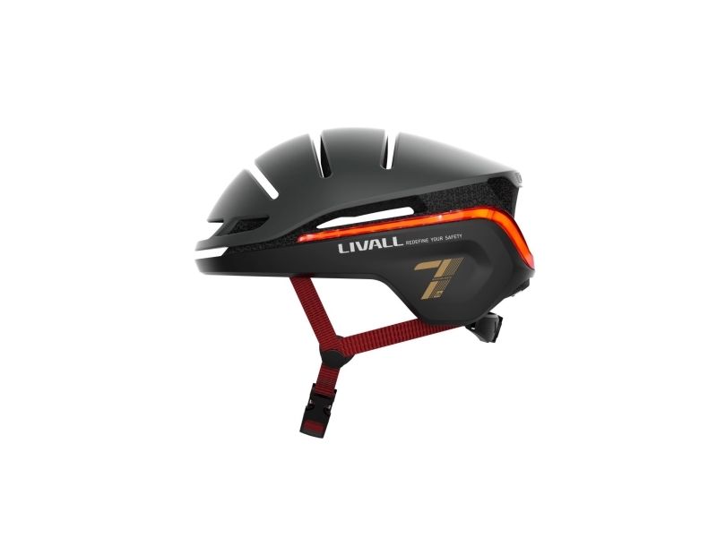 Livall EVO21, &Ouml;ppen hj&auml;lm, Konstruktion med hybridskal