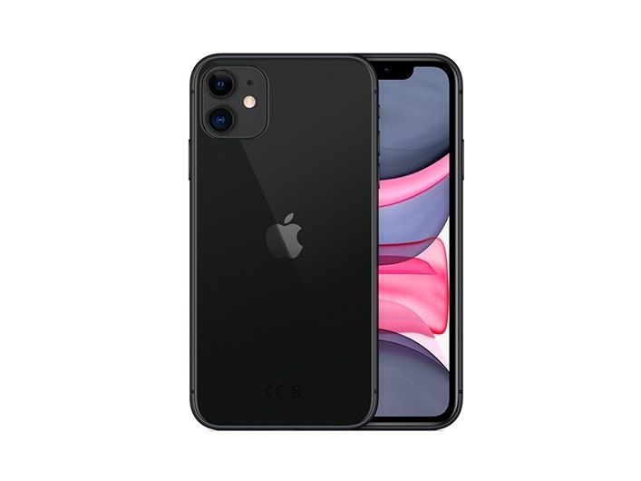 Apple Iphone 11, 15,5 Cm (6.1"), 1792 X 828 Pixel, 128 Gb, 12 Mp, Ios 14, Sort