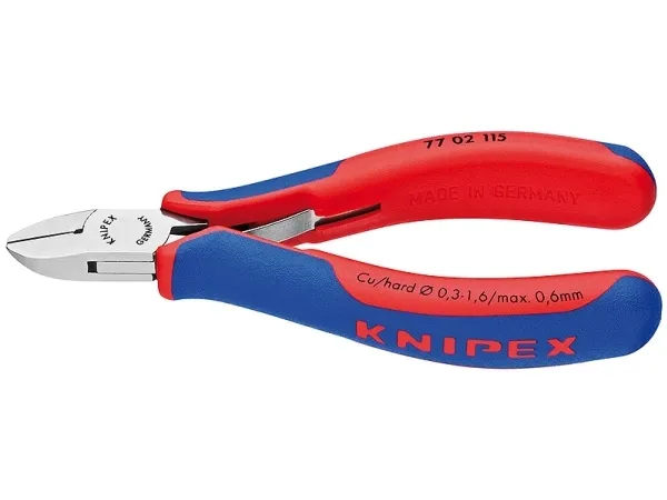Knipex Electronics Diagonal 77 02 115 - Kabelsax - stål | Verktyg & Verkstad - Tänger - Alla Tänger | GameStuff