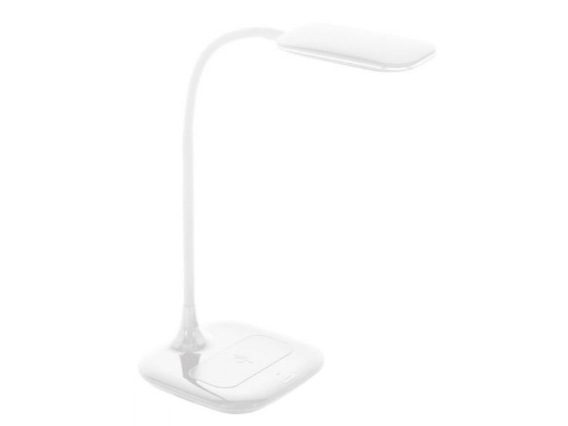 Eglo LED Tischleuchte Masserie weiß 38,5 x 16,5 cm mit QI-Charger - Bild 5