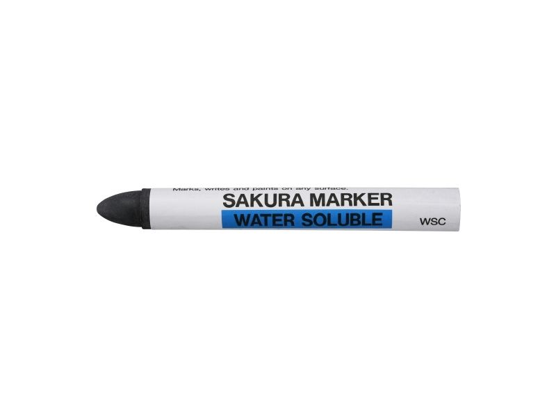 SAKURA kritmarkör CRAYON MARKER, vattenlöslig, svart på vaxbärare, täckande, ljusäkta - 1 st (WSC49) | Skola & Hobby - Konstmaterial - Markörer | GameStuff