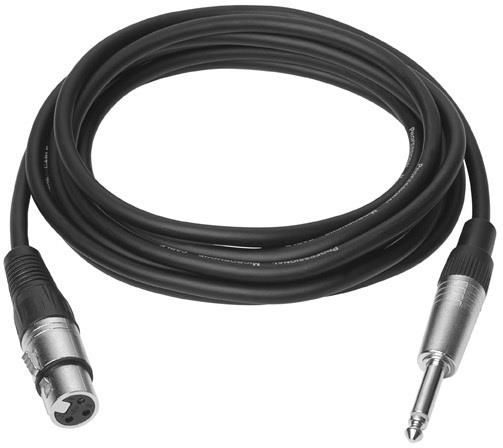 Vivolink - Audiokabel - Xlr3 Han Til Stereostik Han - 10 M - Sort
