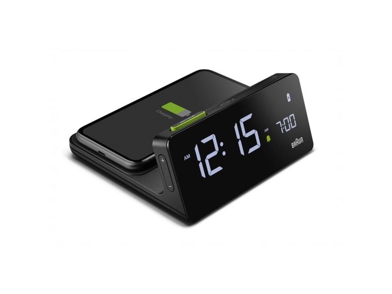 Braun Bc21, Digital Alarm, Rektandel, Sort, 12/24H, Alarm, Lcd