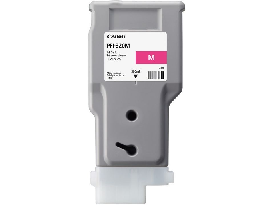 Canon Pfi-320 M - 300 Ml - Magenta - Original - Blækbeholder - For Imageprograf Gp-200, Gp-300, Tm-200, Tm-205, Tm-300, Tm-305