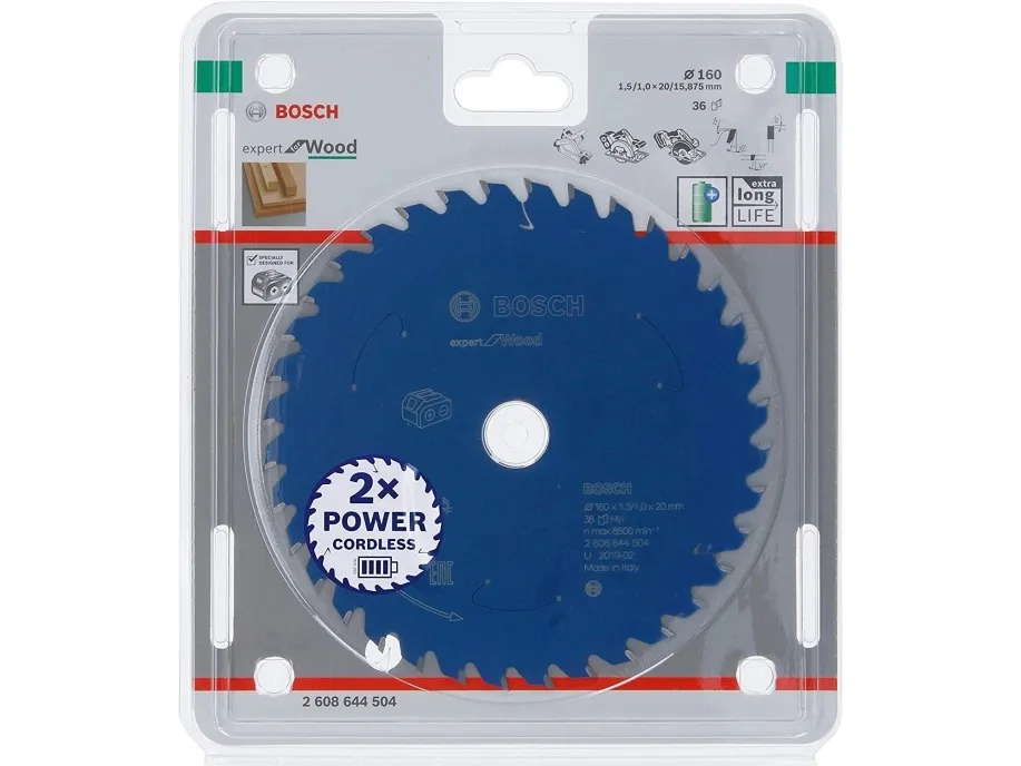 Bosch RUND SAW EXP ACCU WOOD 160X20X1,5MM 36T