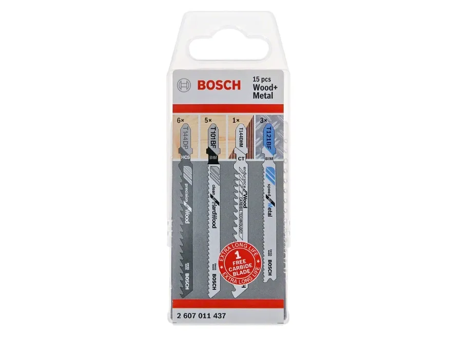 Bosch trä/metallmejsel set 15 st