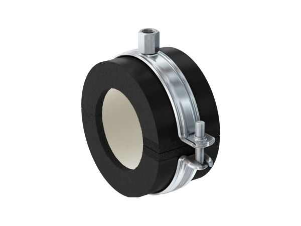 Fischer 560909, Rørholder, Sort, Metallic, 25 - 28 mm, 1,91 cm (0.75), Polyurethan (PU), 0,08 kN