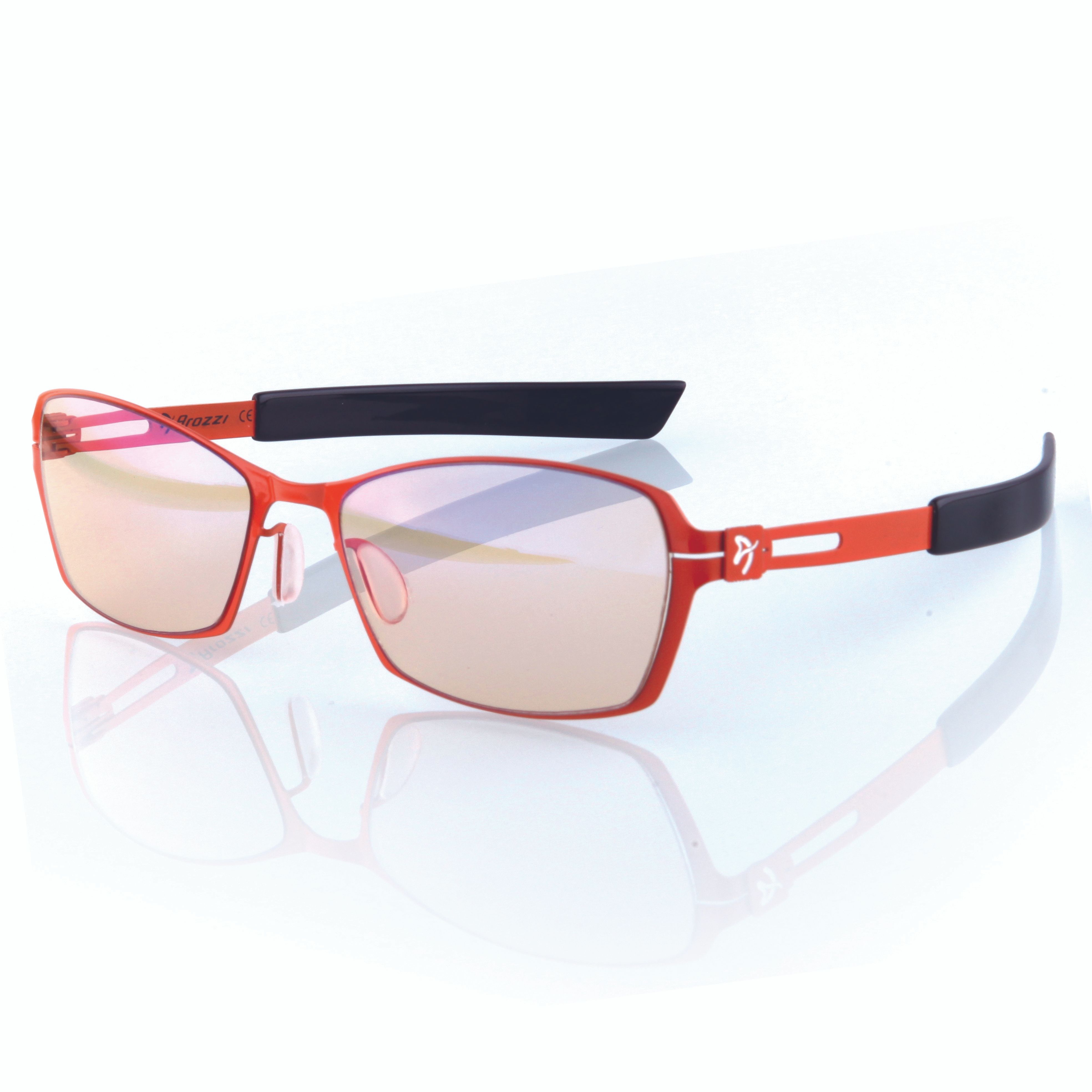 Arozzi Visione VX-500, Unisex, Rektangel, Spela, Orange, Acetat, Rostfritt stål, Lila