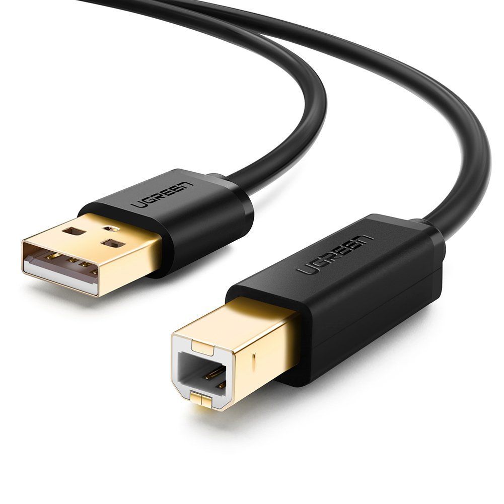 Ugreen 10350, 1,5 m, USB A, USB B, USB 2.0, Sort