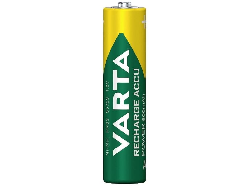 Varta -56703B, Wiederaufladbarer Akku, Aaa, Nickel-Metallhydrid (Nimh), 1,2 V, 4 Stück(E), 800 Mah