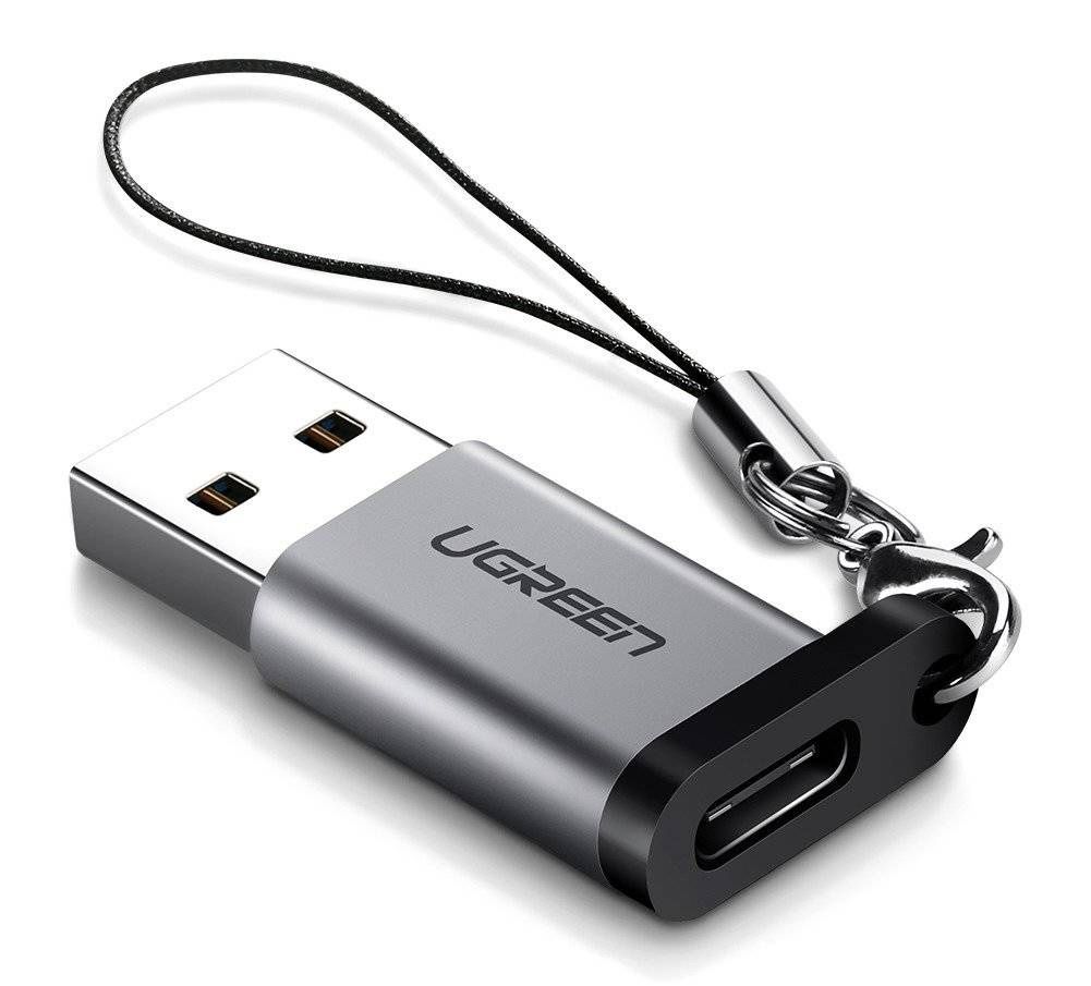 Usb-Adapter Ugreen Us276 Usb-A Auf Usb-C Silber (50533B)