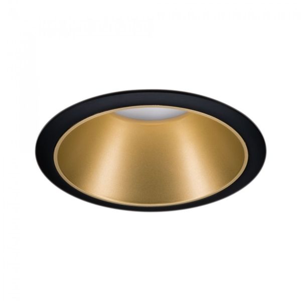 Paulmann Indbygningsarmatur Cole Gu10 Max. 10W Sort/Guld Mat