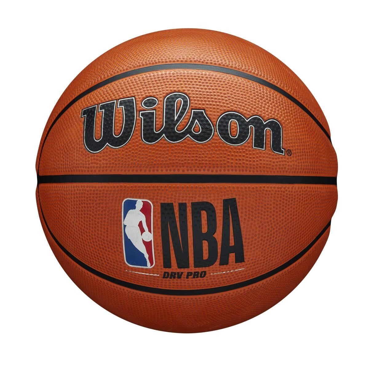 Wilson NBA DRV Pro, Sort, Brun, Hvid, Indendørs & udendørs, Mønster, Unisex, 1 stk