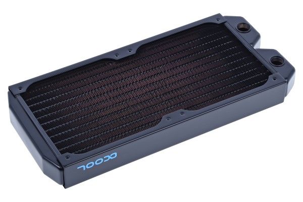 Alphacool Nexxxos St30 Full Copper - Radiator Til Væskekølesystem - Sort