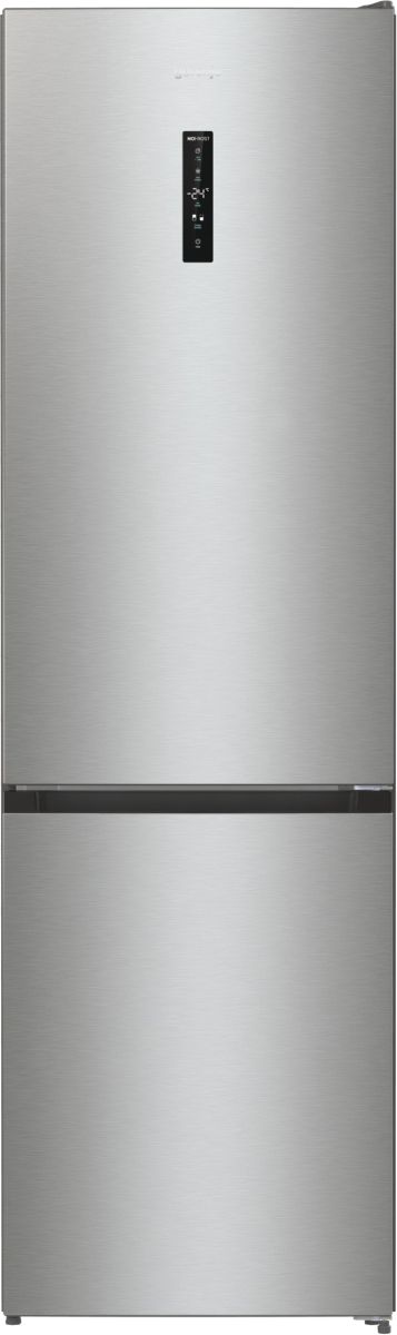 Gorenje G600 Freistehend Kühlschrank/Gefrierschrank, 200 X 60 X 59.2 Cm, Edelstahl, 331 L, Sn-T, 10 Kg/24H, C, Fresh Zone Fach, Grau, Edelstahl, Dunk