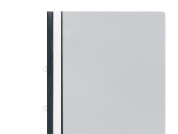 Durable Clear View Folder omslag til rapport PVC Grå
