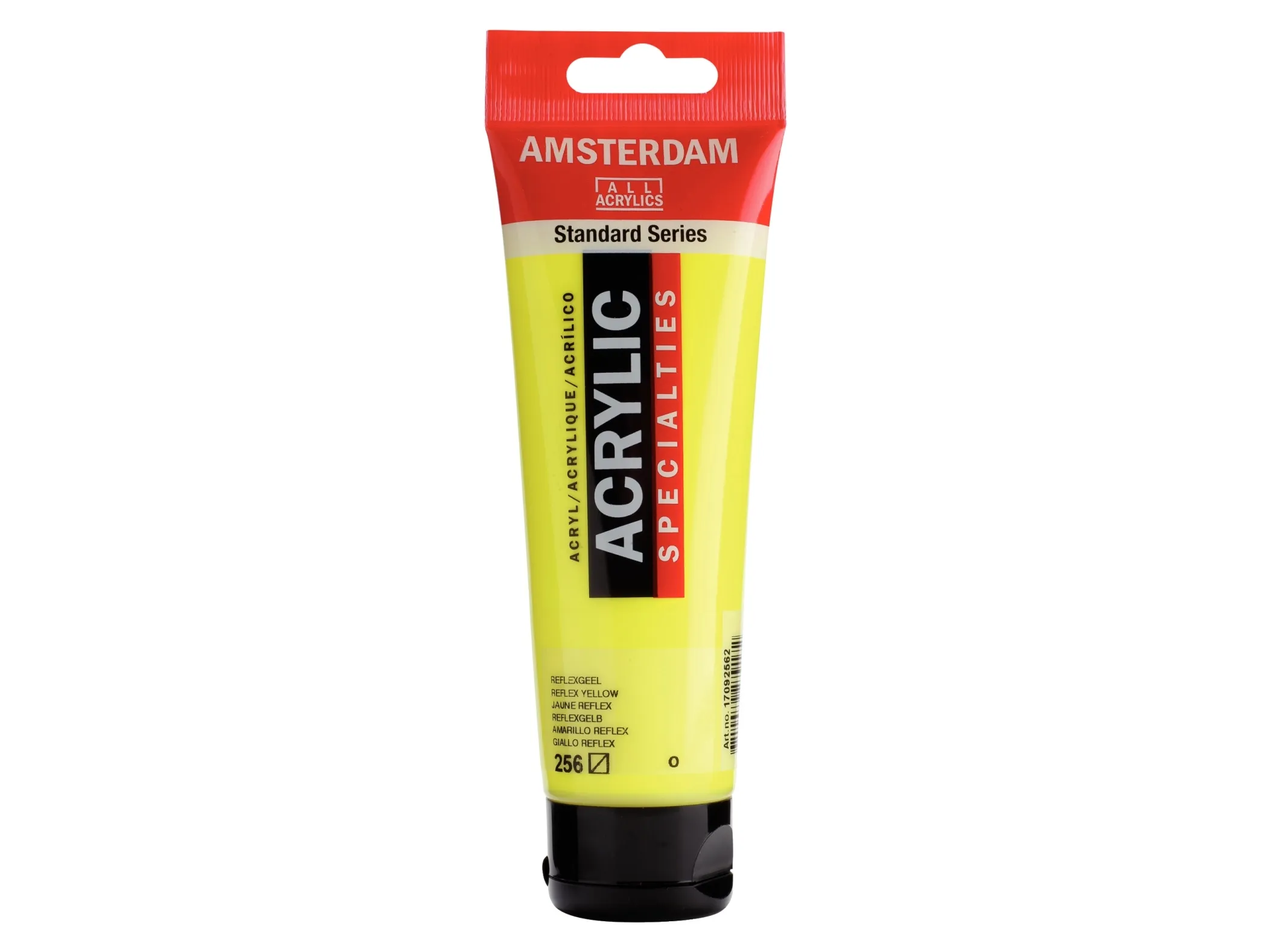 Amsterdam Standard Series Acrylic Tube Reflex Yellow 256 | Skola & Hobby - Konstmaterial - Akryl & Akvareller | GameStuff