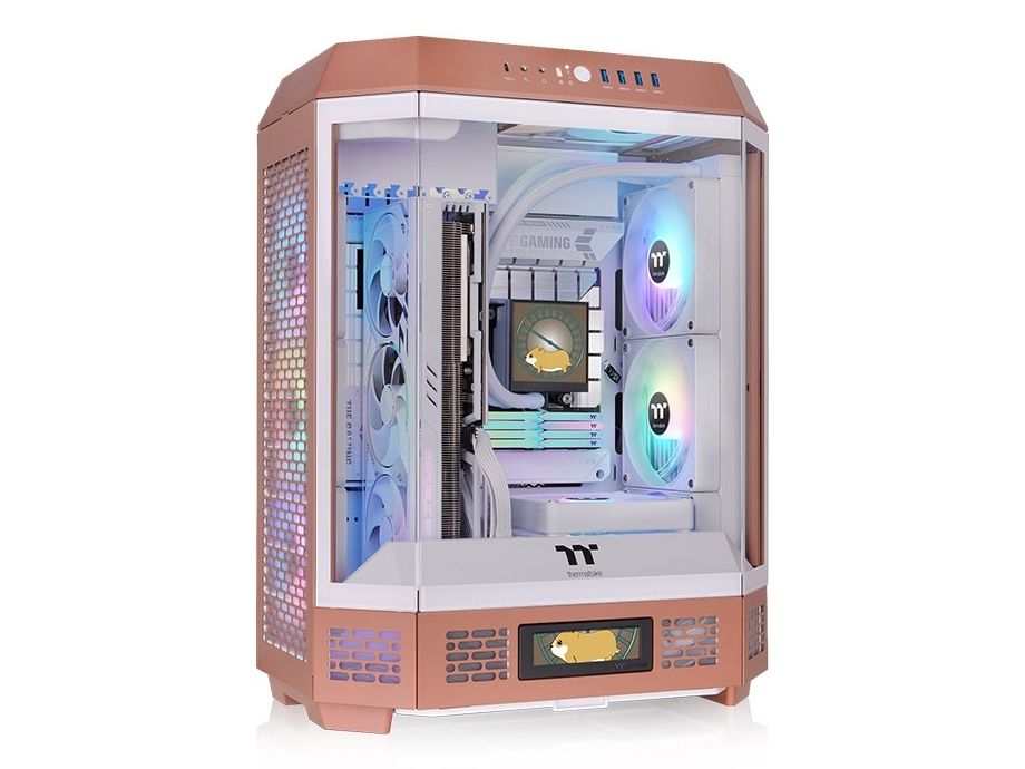 Thermaltake The Tower 600, Midi Tower, Pc, Mokka, Atx, Micro Atx, Mini-Itx, Spcc, Hærdet Glas, Spil