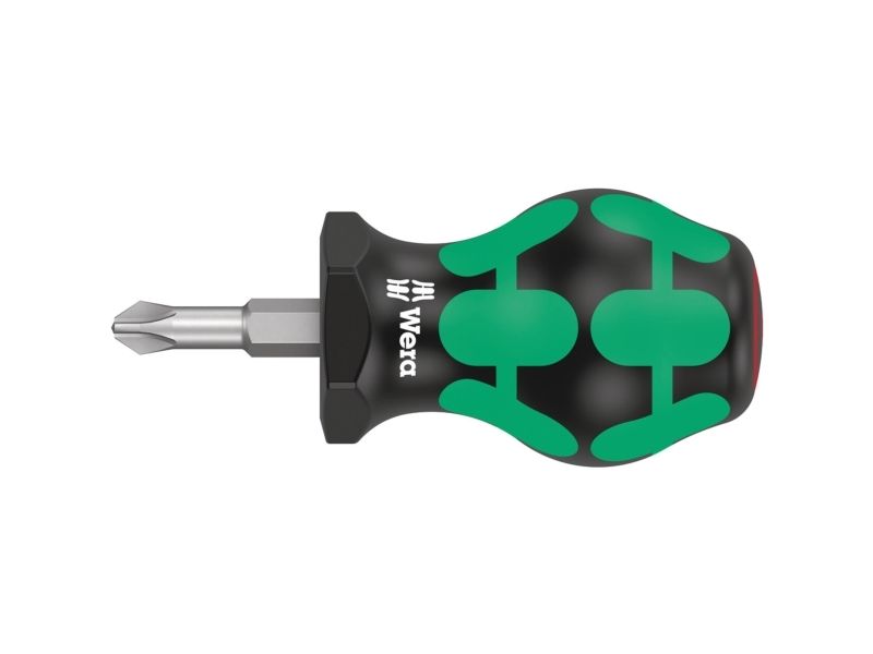 Wera 350 Ph Kreuzschlitz-Stumpf-/Karabinerschraubendreher Ph 1 X 25 Mm