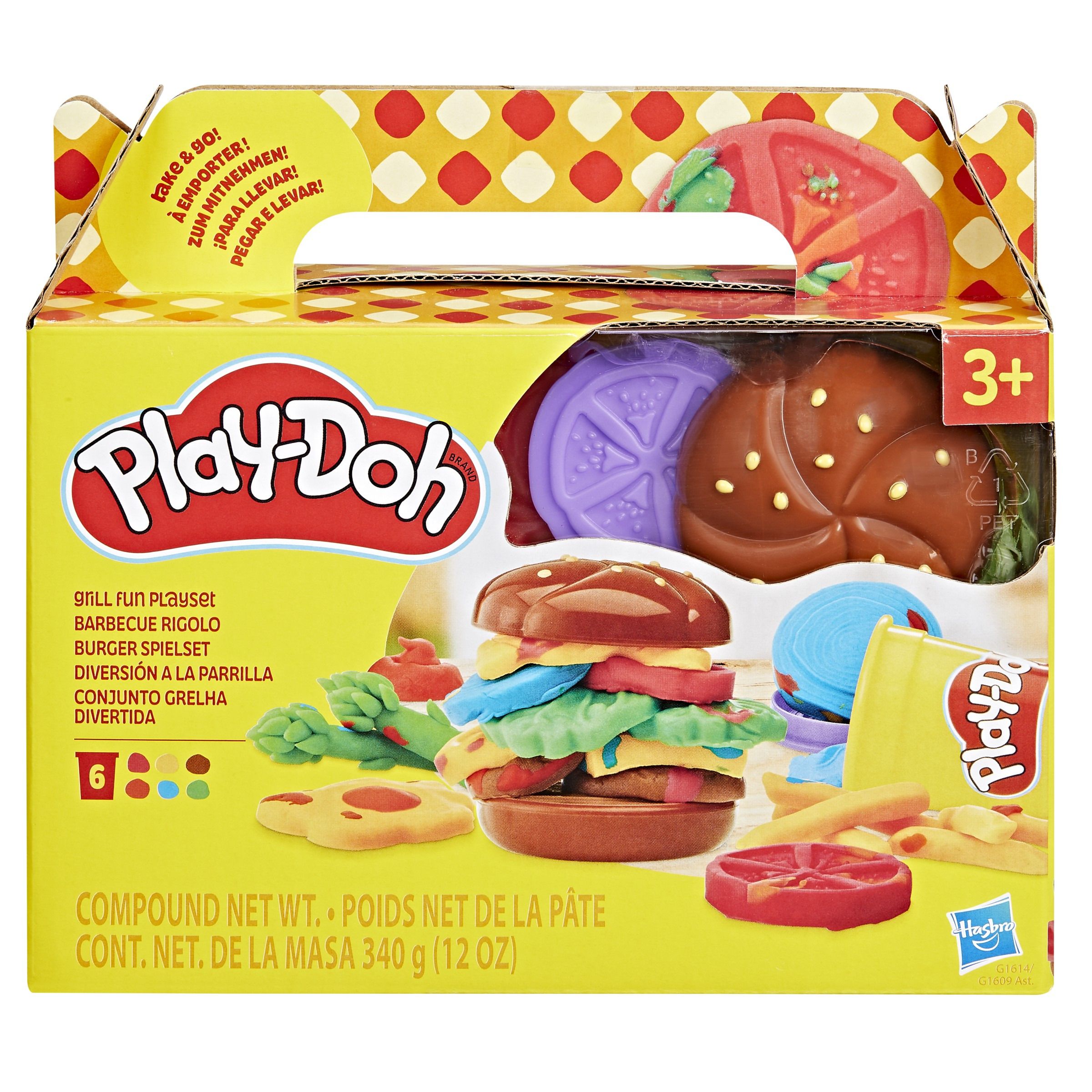 Play-Doh Grill Fun-lekset, 3 Šr