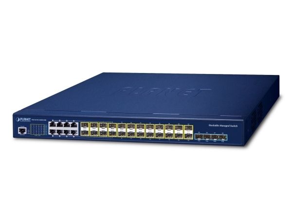 Planet Layer 3 16-Port 100/1000X Sfp, Administreret, L3, 10G Ethernet (100/1000/10000), Fuld Duplex, 1U