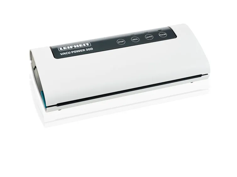 Leifheit Vacu Power 300, Sort, Turkis, Hvid, 750 mbar, Vakuumforsegling, Plast, Berøring, 110 W