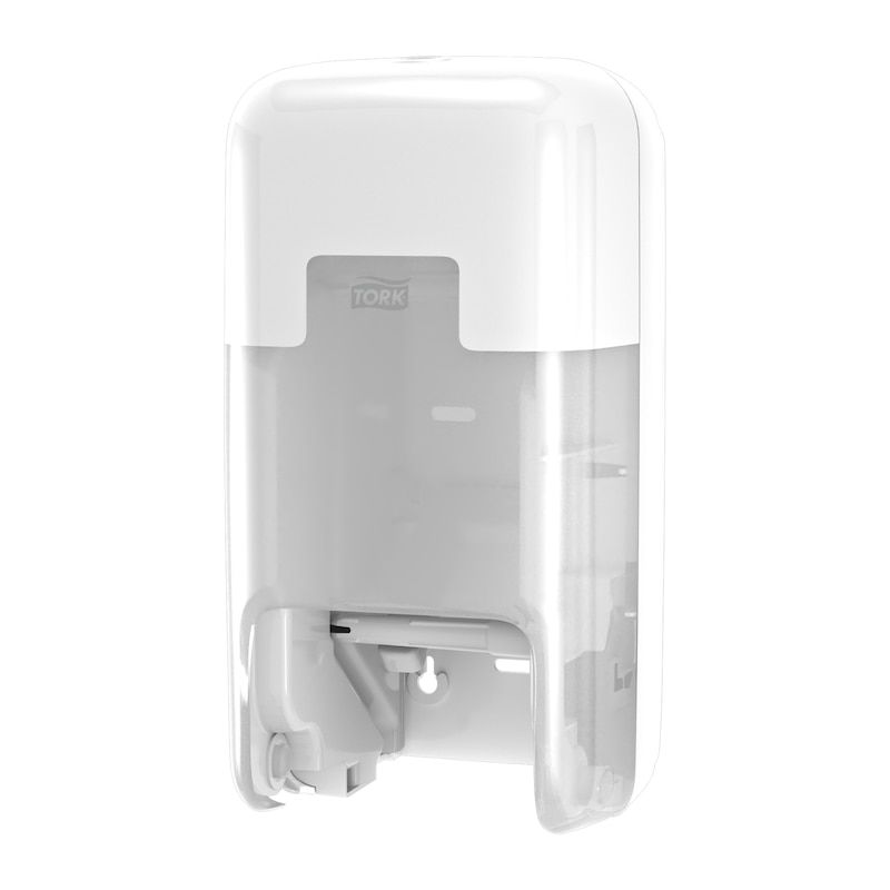 Dispenser Tork OptiServe® T7 hvid - til 2 ruller toiletpapir uden hylse