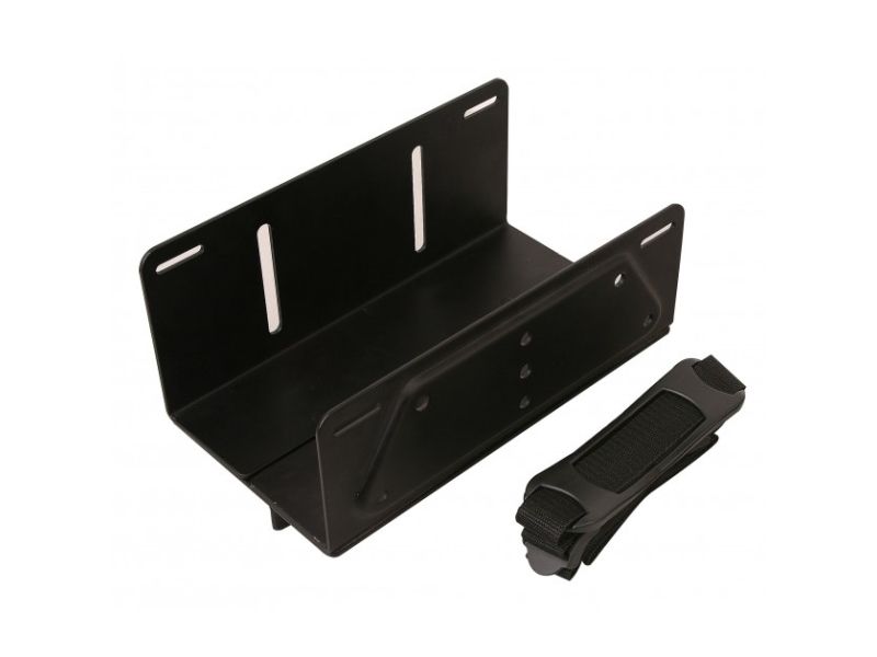 Techly ICA-CS 62, Skrivebordsmonteret CPU-holder, Desktop, 20 kg, Sort, Lodret, 23,5 cm