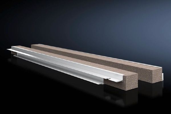Rittal VX 8618.813, Kabelkanal, Grå, Aluminium, IP55, 1200 mm, 4 stk