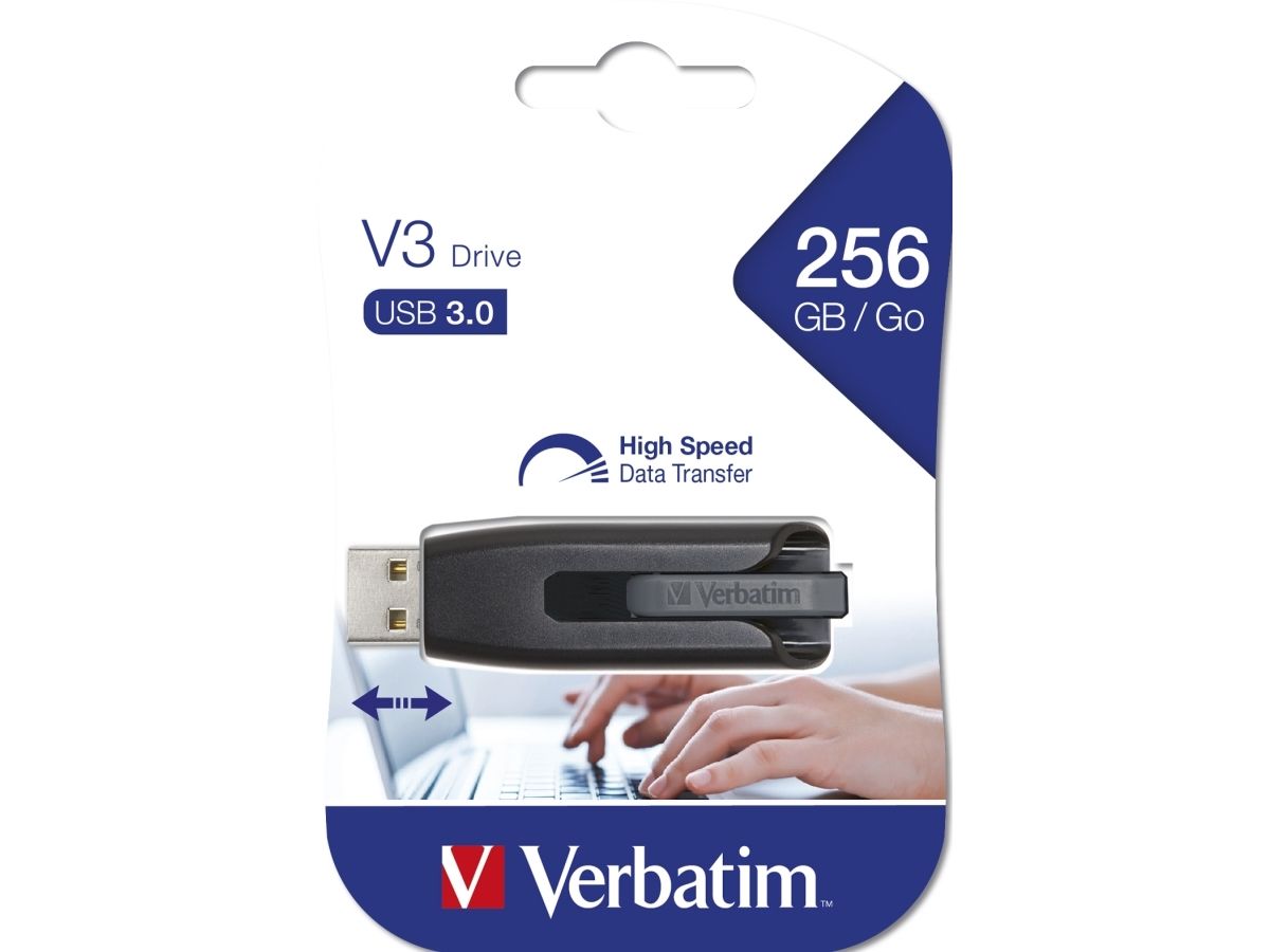 Verbatim Store 'N' Go V3 - Usb Flashdrive - 256 Gb - Usb 3.2 Gen 1