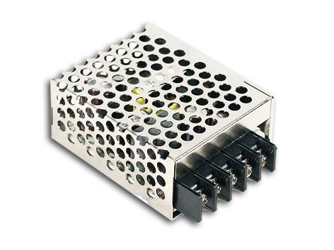 MEAN WELL RS-15-5, 15 W, 85 - 264 V, 47 - 63 hz, 0.25 - 0.35 A, 70 ms, 77%
