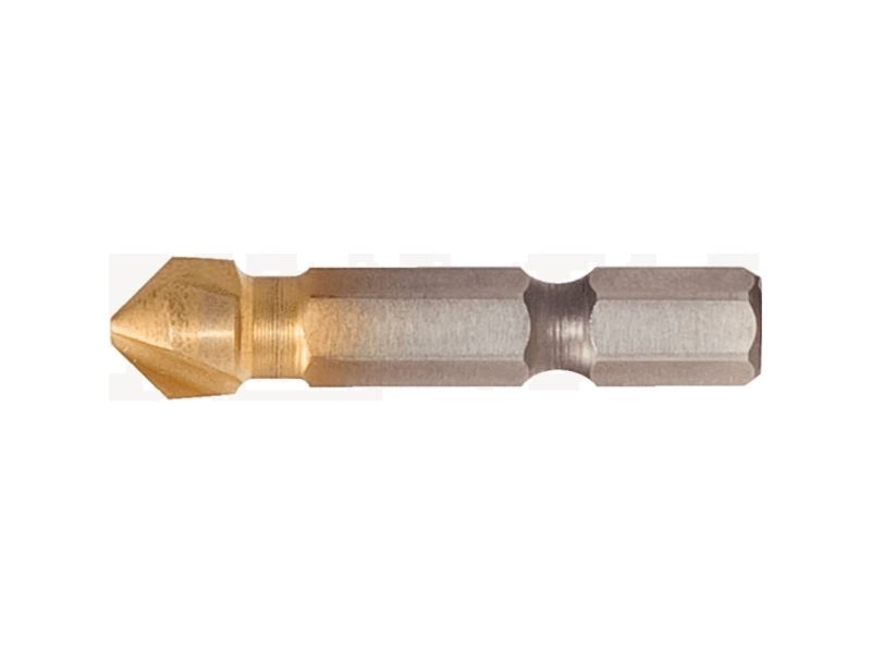 KS Tools 336.0326, Boremaskine, Borehoved til afgratning, Højre rotation, 6,3 mm, 45 mm, Metal uden jern, Blød metal, Stål