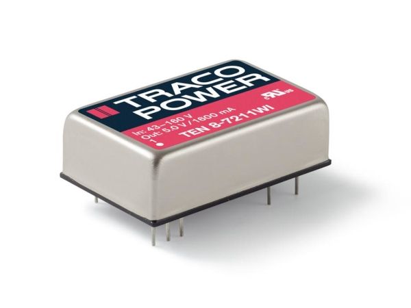 Traco Power TEN 8-4811WI, 20,3 mm, 10,2 mm, 31,8 mm, 18 g, 8 W, 18-75 V