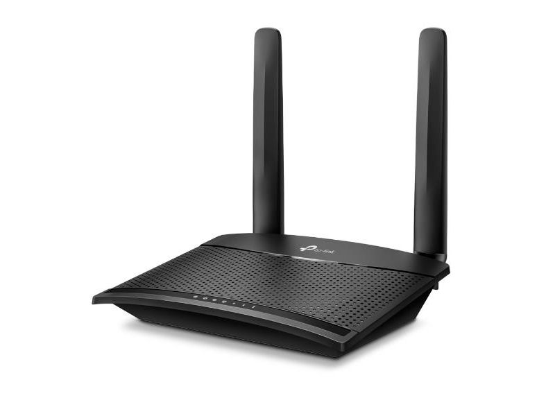 Tp-Link 300Mbit/S-4G/Lte-Wlan-Router, Wi-Fi 4 (802.11N), Einzelband (2,4Ghz), Eingebauter Ethernet-Anschluss, 3G, Schwarz, Tabletop-Router