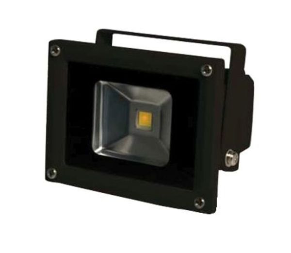 Synergy 21 Led Spot Outdoor Floodlight 10W Black Housing Red V2