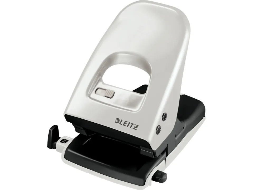 Leitz NeXXt - Hullemaskin - 40 ark / 4 mm - metall - grå