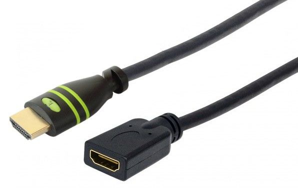 Techly Icoc Hdmi2-4-Ext075, 7,5 M, Hdmi Type A (Standard), Hdmi Type A (Standard), 3D, 10 Gbit/Sek., Sort