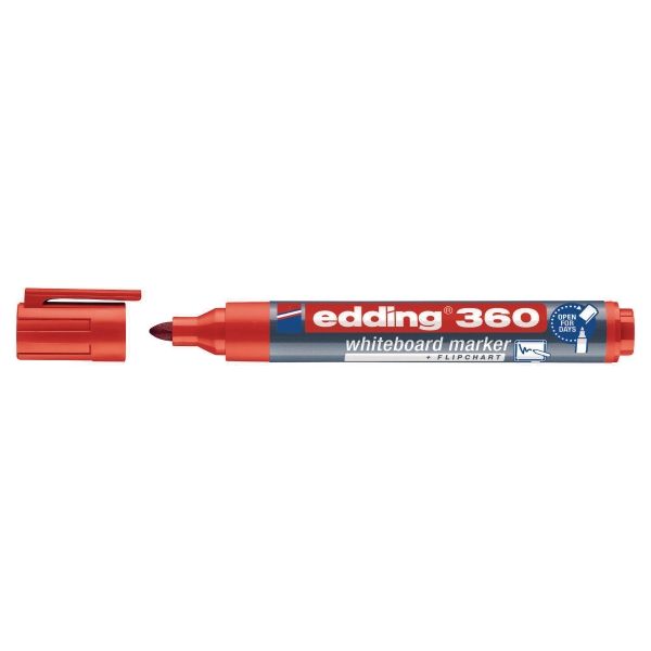edding 360 board - Marker - kartongille - punainen - pigmenttimuste - 1,5-3 mm