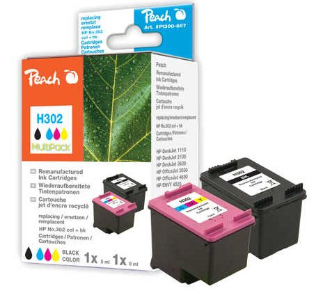 Peach Spar Pack - 2Er Pack - Schwarz - Tintenpatrone