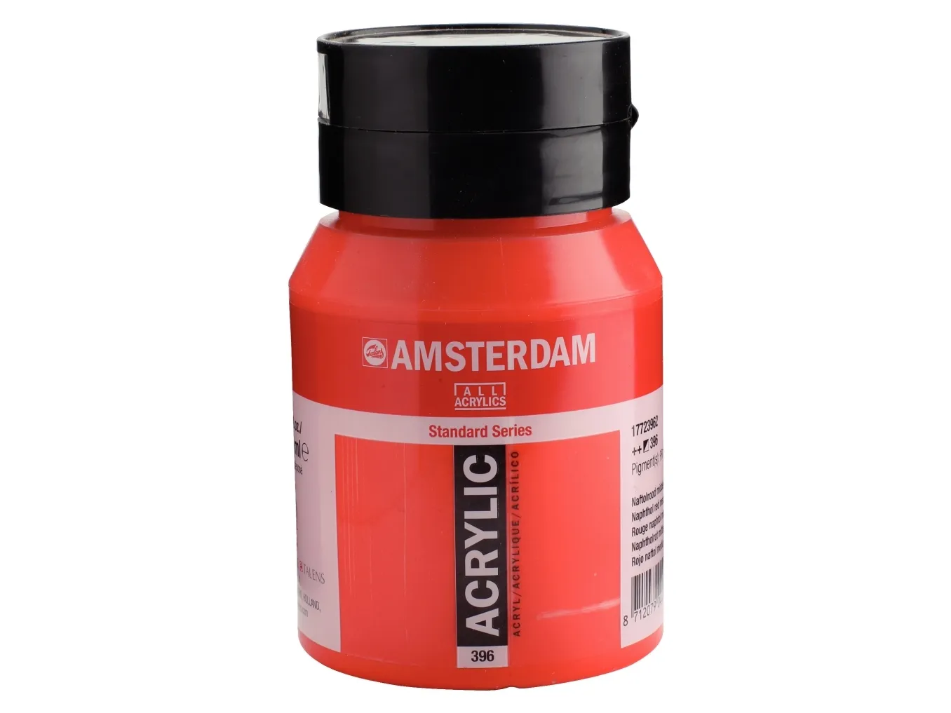 Amsterdam Standard Series Acrylic Jar Naphthol Red Medium 396 | Skola & Hobby - Konstmaterial - Akryl & Akvareller | GameStuff