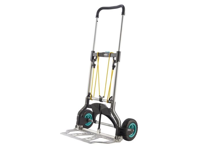 wolfcraft GmbH TS 850, Aluminium, Sækkevogn, Aluminium, Sort, 100 kg, 2 hjul, 18 cm