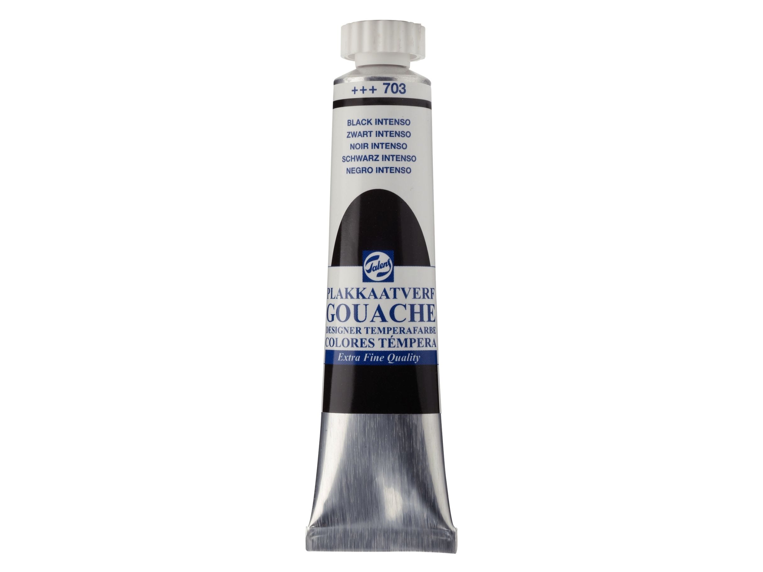 Talens Gouache Extra Fin Quality Tube 20 ml Black Intenso 703 |