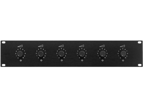 Monacor ATT-19100, Rotary volume control, Sort, 50 - 18000 Hz, 100 W, 484 mm, 88 mm