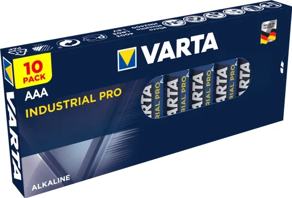 Varta Industrial - Batteri AAA - alkaliskt - 1100 mAh | EL Artiklar - Batteri - AAA-batterier | GameStuff